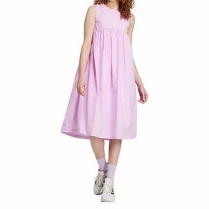 Adidas Bliss Lilac Athletic Babydoll Training Dress NWT Large